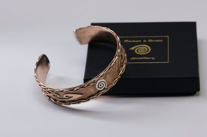 Celtic Wirework Forged Bangle - Eamon ó Broin Jewellery
