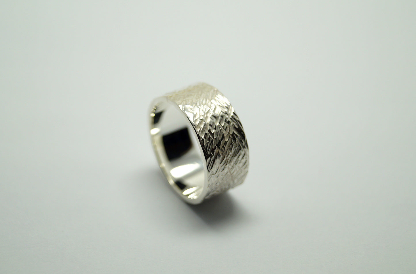 Silver Textured Ring