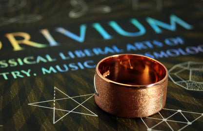 copper ring with Celtic Design