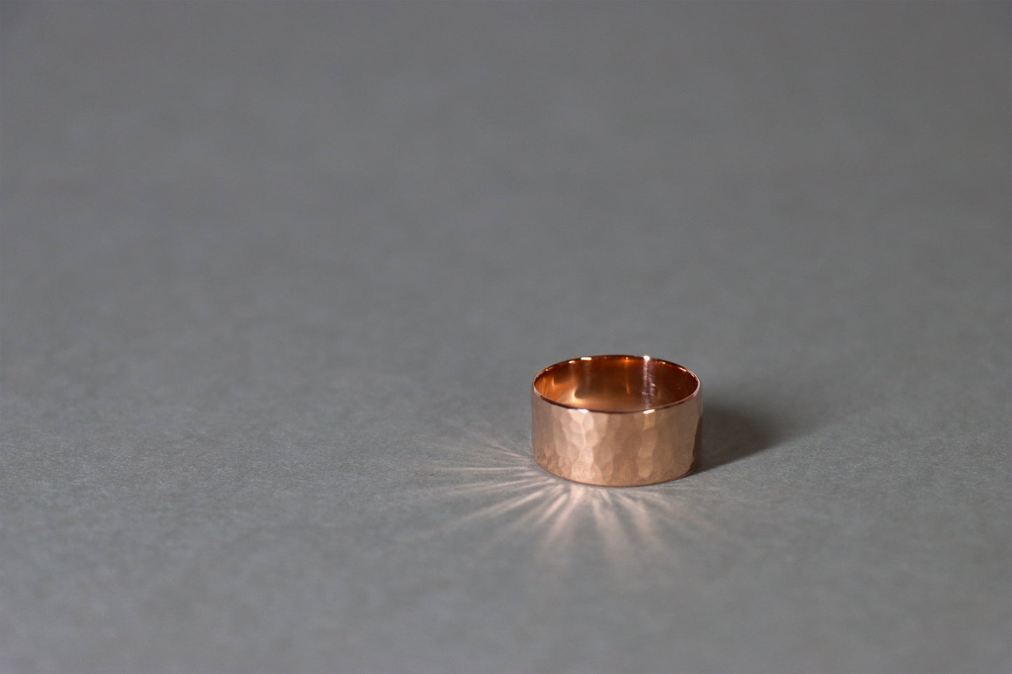 Copper Textured Ring