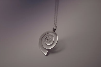 Silver Spiral Pendant